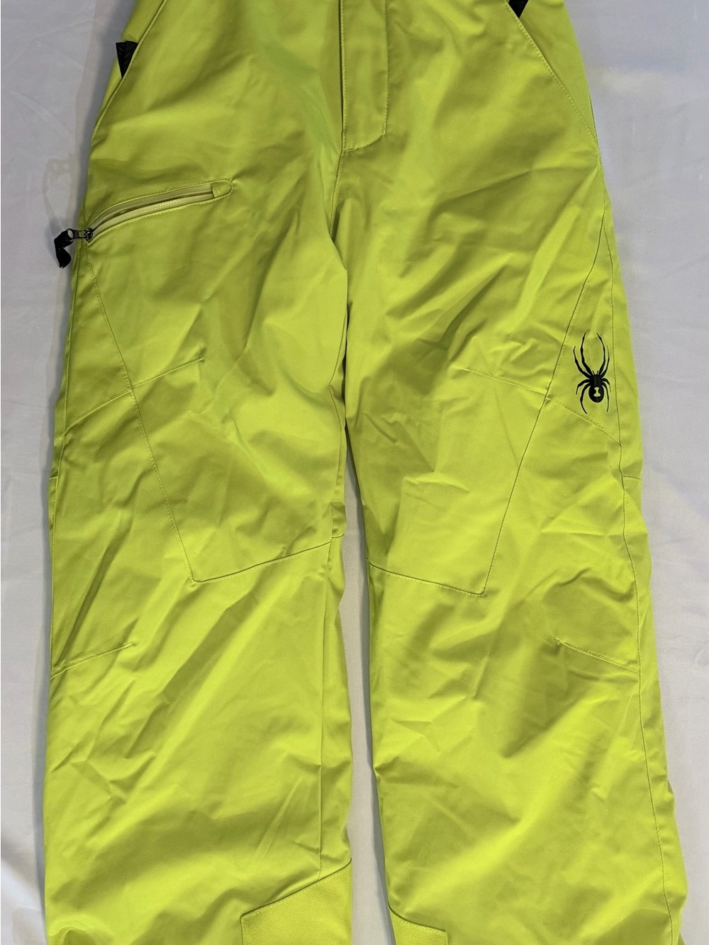Spyder Kids Neon Yellow Ski/Snow Pants 12